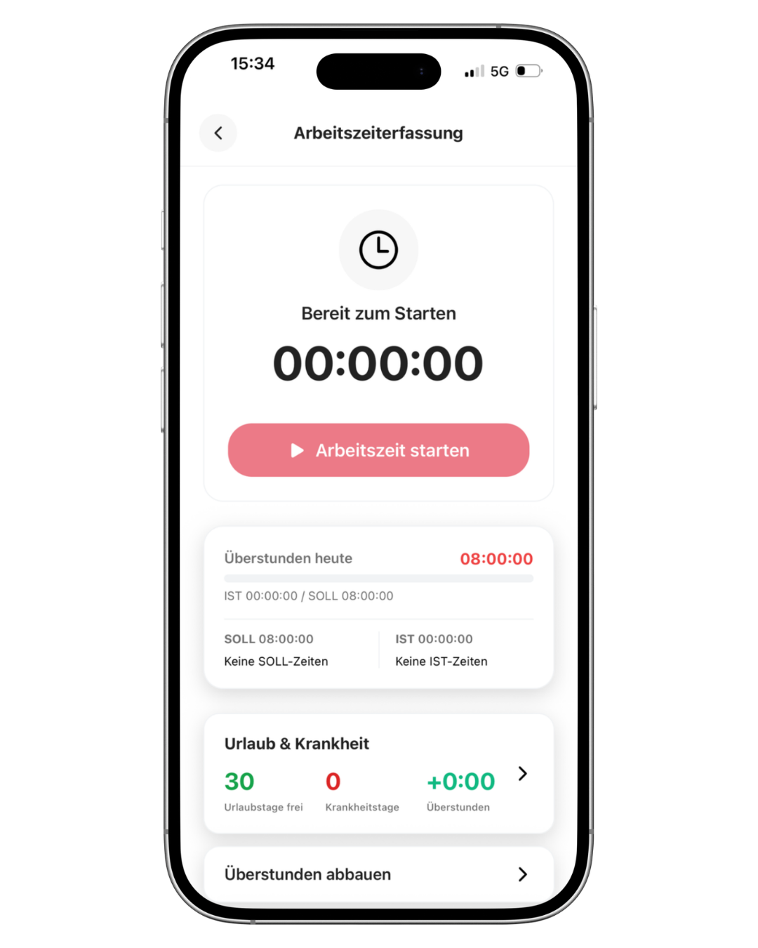 Arbeitszeiterfassung
