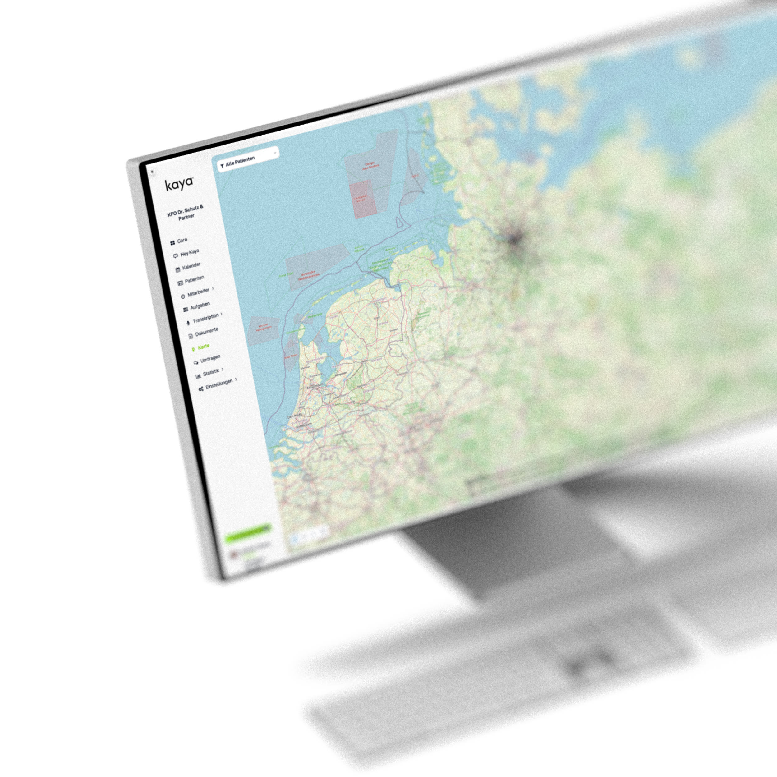 kaya Maps \u2014 Patientenstandorte & Kartenansicht